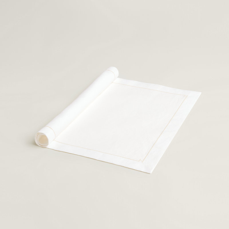 Interligne placemat - White | Hermès USA